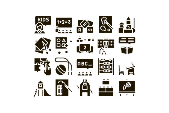 Evaluating the Preschool Education Glyph Set Vector for Early Learning Design
