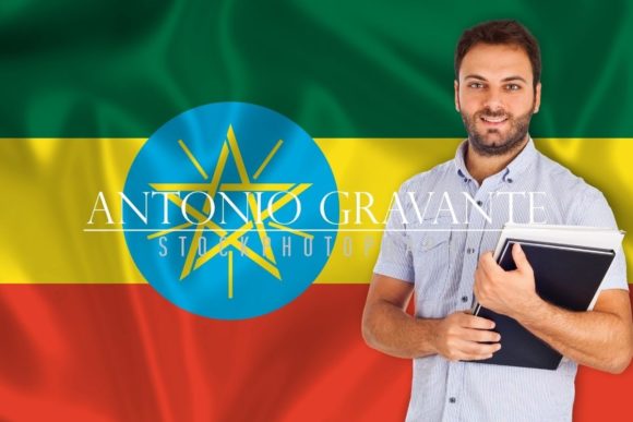 Evaluating the Visual Impact of a Male Student on the Ethiopian Flag for Educational Content