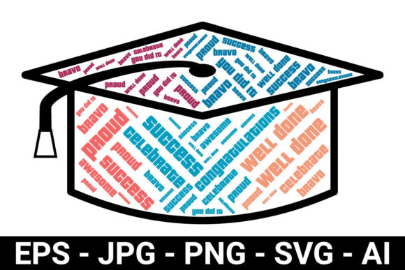 Integrating the Graduation Hat Wordcloud into Professional Design and Educational Workflows