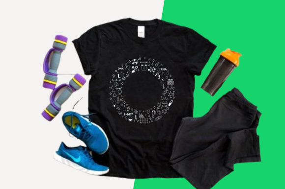 Science Circle Tshirt: A Bold Design for Science Lovers