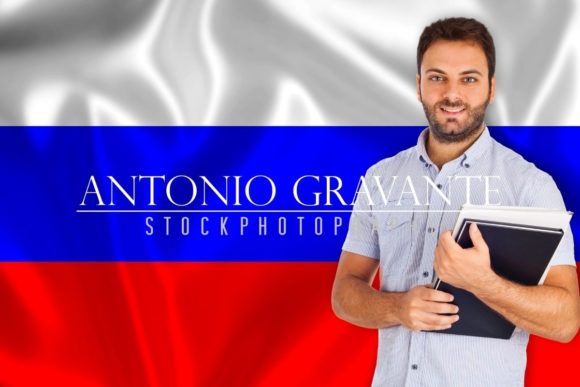 Visualizing Language Learning: The Impact of the Male Student on Russian Flag Image